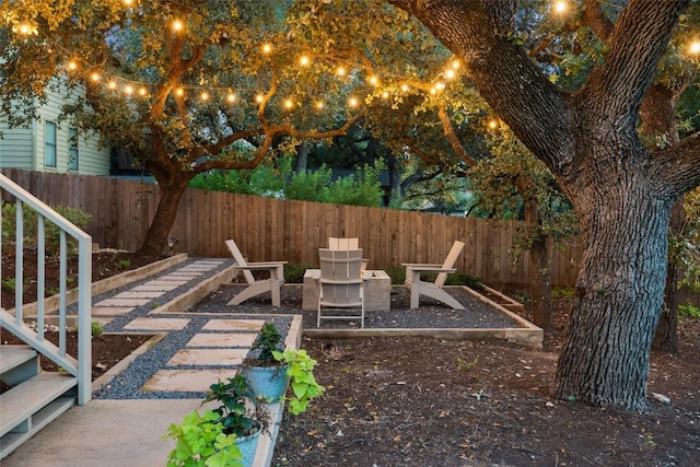300 Errol Dr, Spicewood, TX 78669 - fenced yard featuring a patio