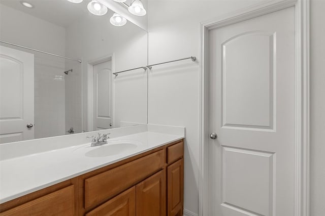 300 Errol Dr, Spicewood, TX 78669 - full bathroom featuring vanity and a shower