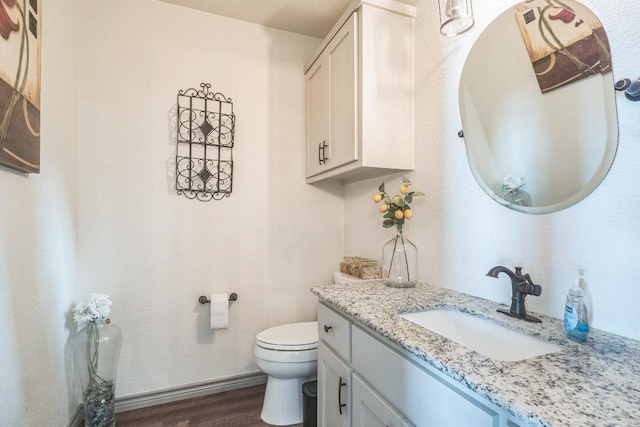 2008 Paige St, Georgetown, TX 78626 - bathroom featuring vanity and wood finished floors
