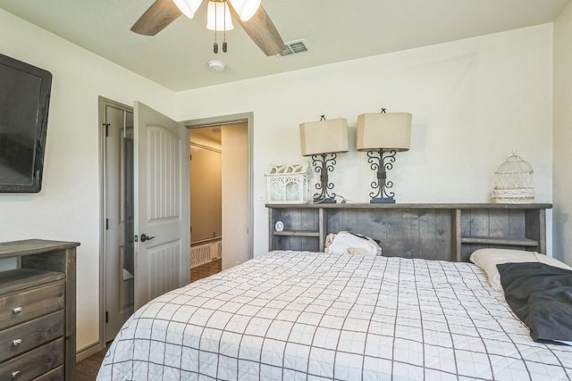 2008 Paige St, Georgetown, TX 78626 - bedroom with a ceiling fan
