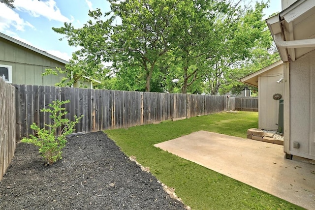 4614 Ganymede Dr, Austin, TX 78727 - fenced backyard with a patio