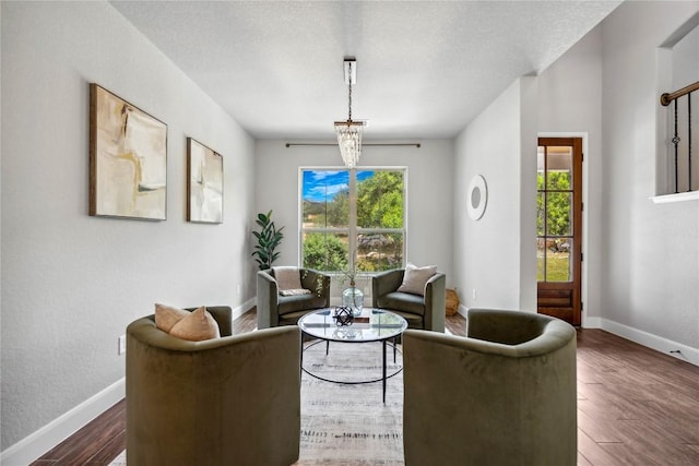 1621 Angolo, New Braunfels, TX 78132 - living area with baseboards and wood finished floors