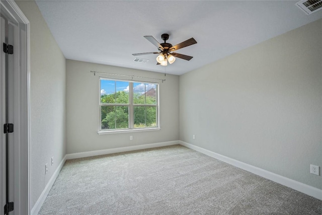 1621 Angolo, New Braunfels, TX 78132 - carpeted spare room with baseboards and ceiling fan