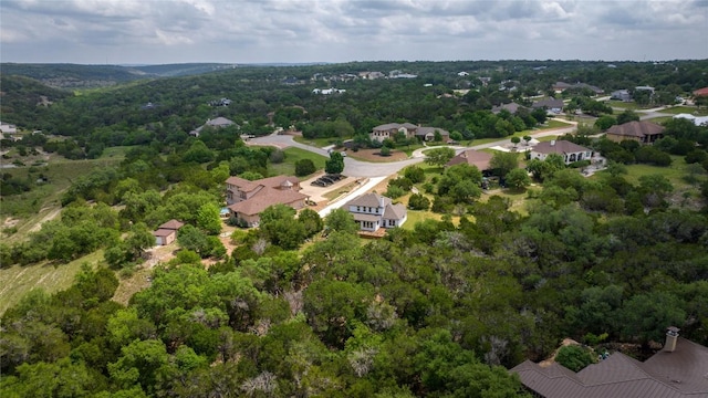 1621 Angolo, New Braunfels, TX 78132 - aerial view of residential area featuring a heavily wooded area