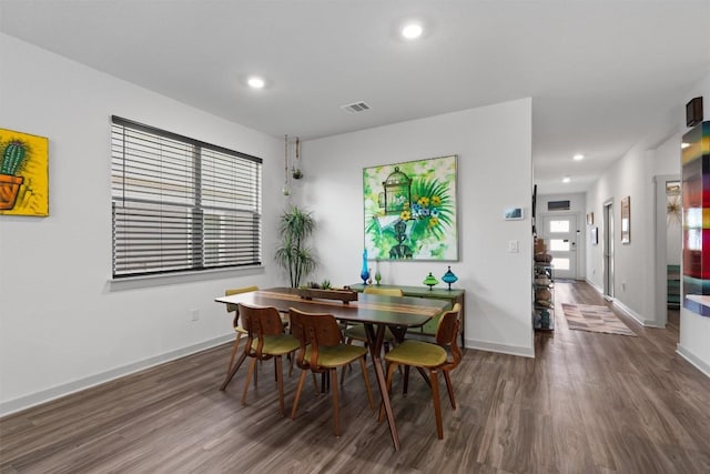 253 Centuryplant Rd, Leander, TX 78641 - dining space with wood finished floors and recessed lighting