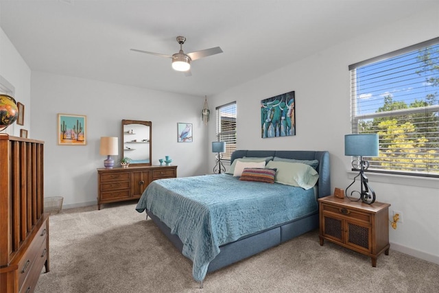 253 Centuryplant Rd, Leander, TX 78641 - bedroom with carpet and ceiling fan