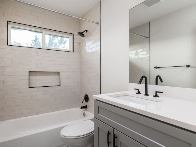 10310 Holme Lacey Ln, Austin, TX 78750 - bathroom featuring vanity and shower / tub combination