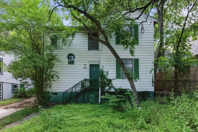 1205 Alta Vista Ave, Austin, TX 78704 - view of front of house with crawl space