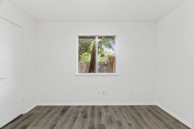 800 Saunders Dr, Round Rock, TX 78664 - spare room featuring wood finished floors