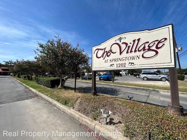 1202 Thorpe Ln Unit 407, San Marcos, TX 78666 - view of community / neighborhood sign