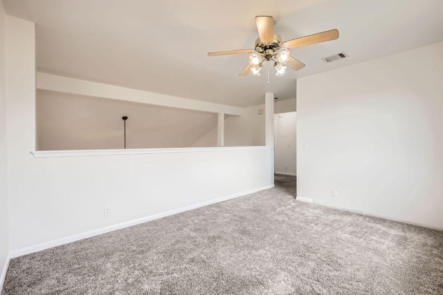 1301 Still Meadow Dr, Leander, TX 78641 - carpeted spare room featuring ceiling fan and baseboards