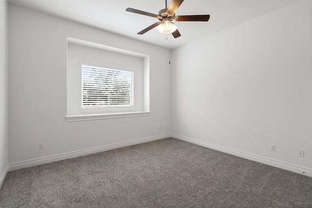 105 Quiet Oak Cv, Liberty Hill, TX 78642 - carpeted spare room with a ceiling fan and baseboards