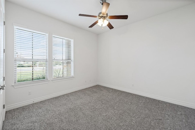 105 Quiet Oak Cv, Liberty Hill, TX 78642 - unfurnished room with carpet and a ceiling fan