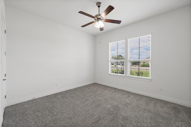 105 Quiet Oak Cv, Liberty Hill, TX 78642 - empty room with carpet flooring and a ceiling fan
