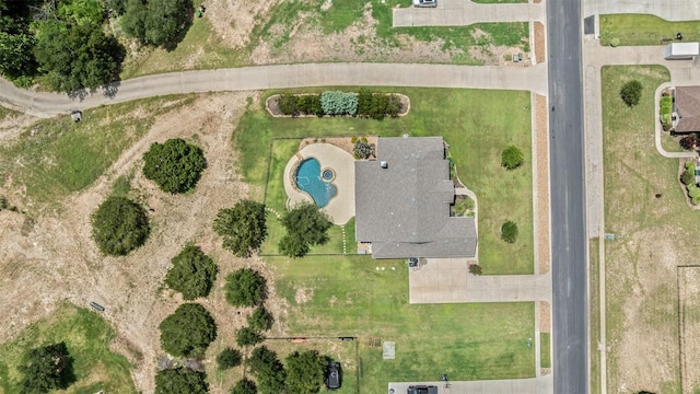 105 Quiet Oak Cv, Liberty Hill, TX 78642 - drone / aerial view of a pool area
