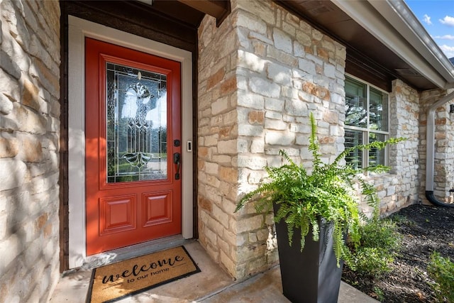 1501 Johnny Miller Trl, Austin, TX 78746 - entrance to property featuring stone siding