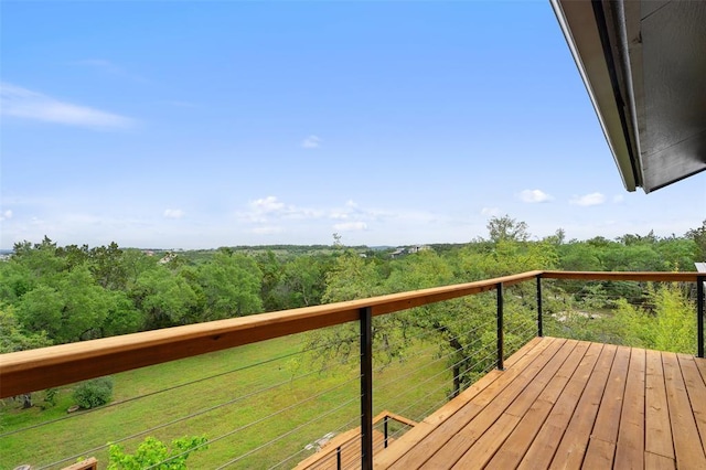 5308 Great Divide Dr, Bee Cave, TX 78738 - wooden terrace featuring a view of trees