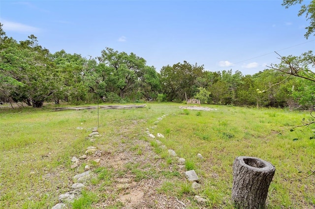 5308 Great Divide Dr, Bee Cave, TX 78738 - view of yard featuring a view of trees and a view of rural / pastoral area