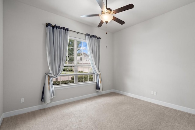 416 Hereford Loop, Hutto, TX 78634 - empty room with carpet flooring and ceiling fan