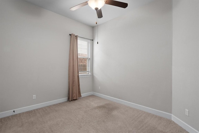 416 Hereford Loop, Hutto, TX 78634 - spare room featuring ceiling fan and light carpet