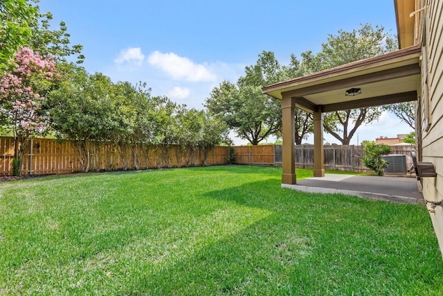 2003 Woodway Dr, Leander, TX 78641 - fenced backyard featuring a patio