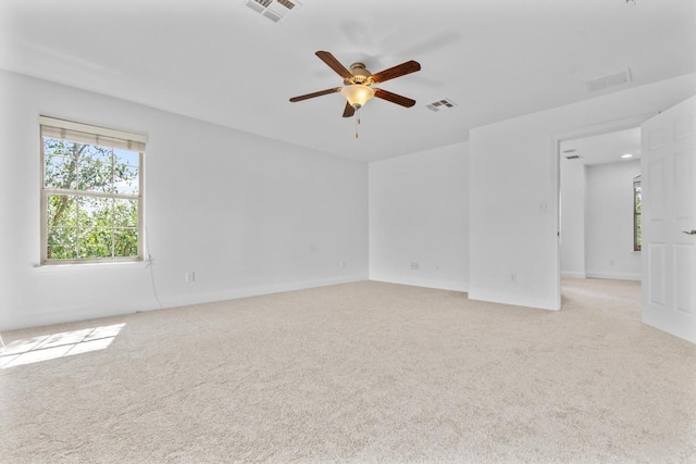 2003 Woodway Dr, Leander, TX 78641 - empty room with ceiling fan and light carpet
