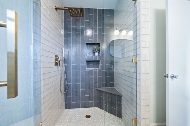 1406 Radam Cir, Austin, TX 78745 - bathroom featuring tiled shower