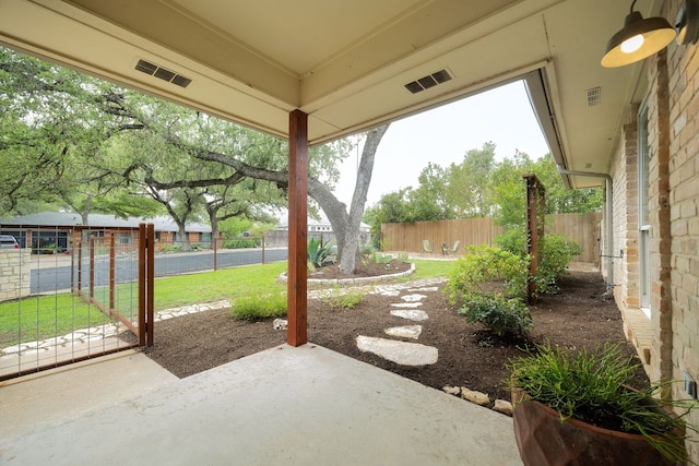 1406 Radam Cir, Austin, TX 78745 - fenced backyard featuring a patio