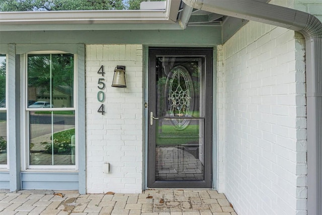 4504 Bilboa Dr, Austin, TX 78759 - property entrance with brick siding