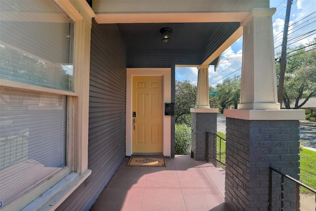 4412 Red River St, Austin, TX 78751 - doorway to property featuring covered porch