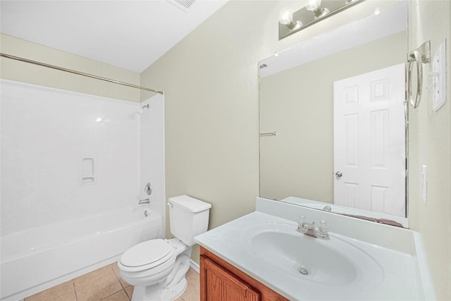 311 Carol Ave, Leander, TX 78641 - full bathroom with vanity, shower / tub combination, and tile patterned flooring