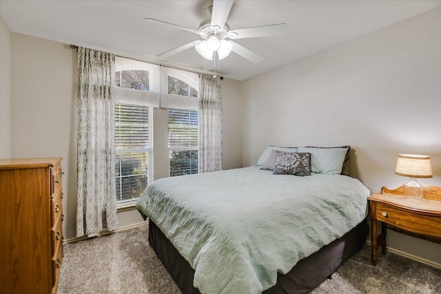 1141 Stone Forest Trl, Round Rock, TX 78681 - carpeted bedroom featuring a ceiling fan and baseboards