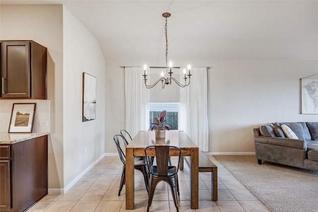 605 Liard River Rd, Hutto, TX 78634 - dining room featuring a chandelier and light tile patterned flooring