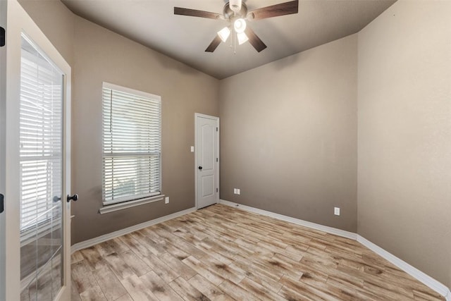 8305 Split Trail Cv, Temple, TX 76502 - unfurnished room featuring light wood-type flooring and ceiling fan