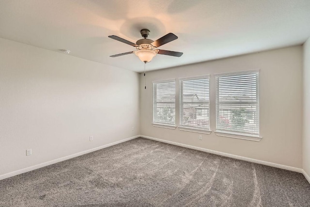 16912 Alturas Ave, Pflugerville, TX 78660 - carpeted spare room featuring a ceiling fan and a smoke detector