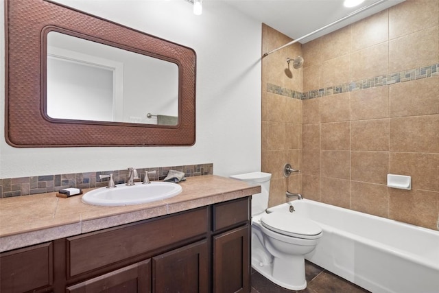 4104 Honeycomb Rock Cir, Austin, TX 78731 - bathroom with vanity and shower / bath combination