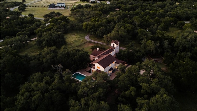 790 Enchanted Oaks Dr, Driftwood, TX 78619 - aerial view of property and surrounding area featuring a forest