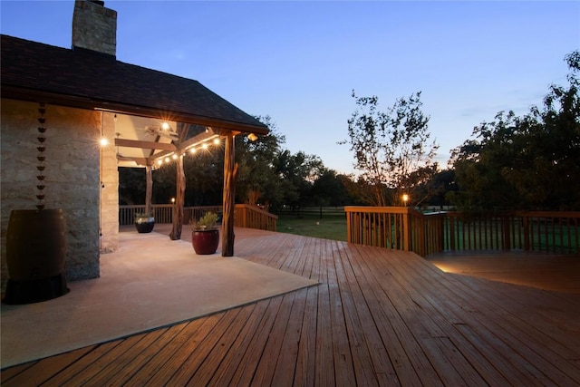 790 Enchanted Oaks Dr, Driftwood, TX 78619 - view of deck