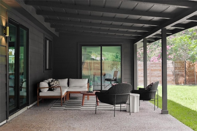 11707 Barrington Way, Austin, TX 78759 - view of patio with outdoor lounge area