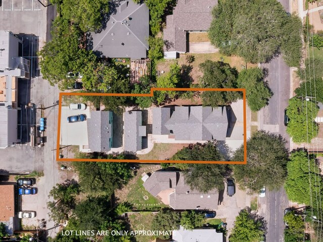 3405 Cedar St, Austin, TX 78705 - drone / aerial view