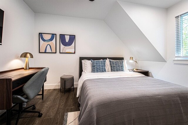 3405 Cedar St, Austin, TX 78705 - bedroom with wood finished floors and a desk