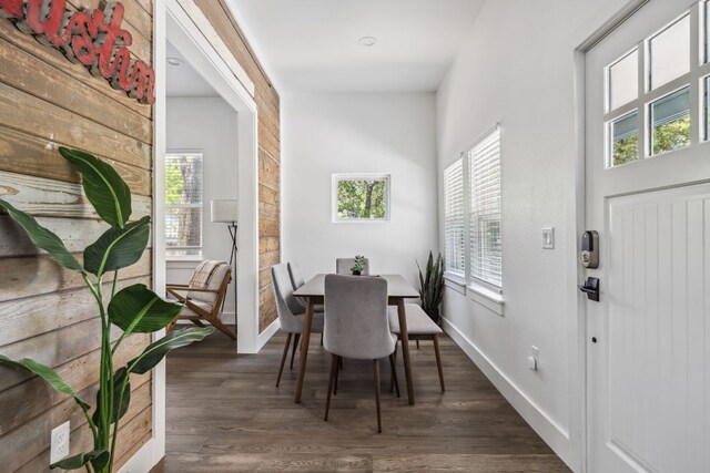 3405 Cedar St, Austin, TX 78705 - dining room with healthy amount of natural light and wood finished floors