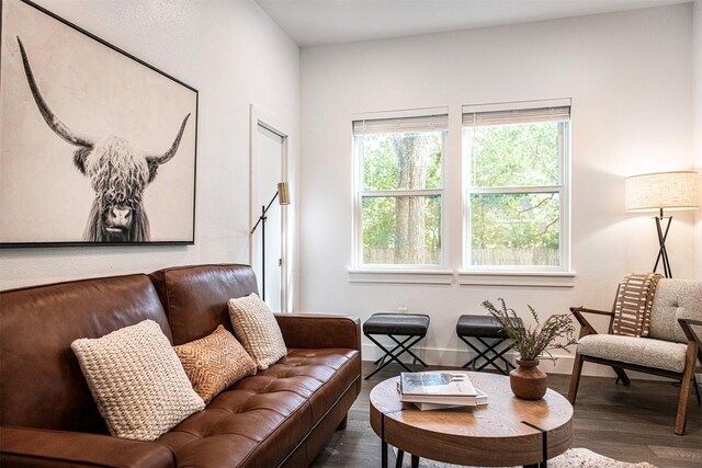 3405 Cedar St, Austin, TX 78705 - living area featuring wood finished floors