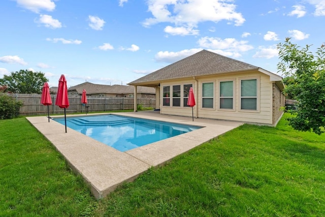 6042 Roma St, Round Rock, TX 78665 - view of pool featuring a fenced backyard and a patio area