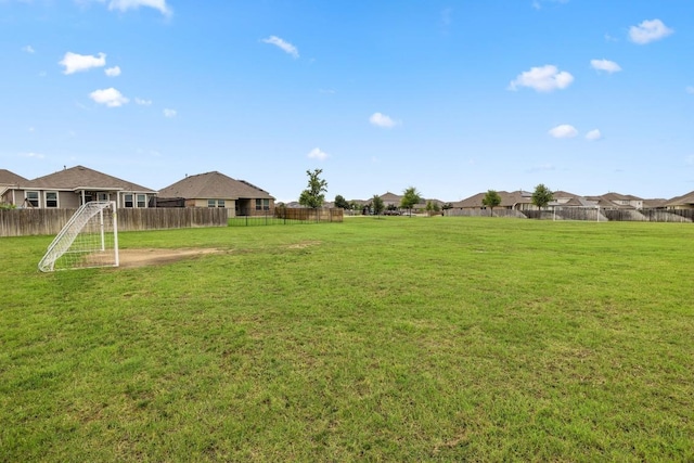 6042 Roma St, Round Rock, TX 78665 - view of yard with an area for sports and a residential view
