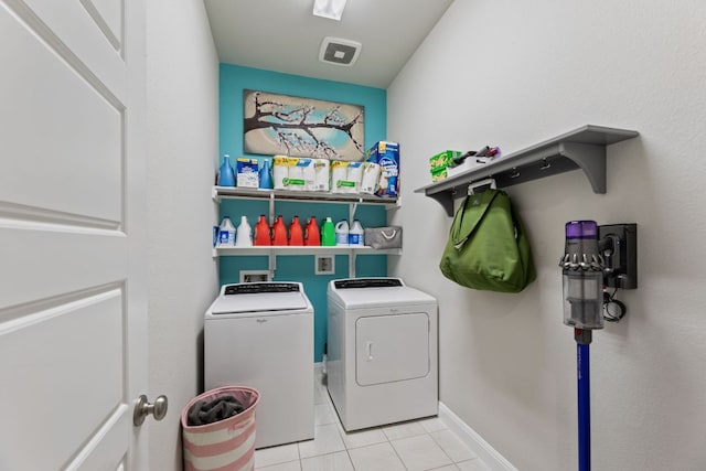 904 Astoria St, Cedar Park, TX 78613 - laundry area featuring washer and dryer and tile patterned floors