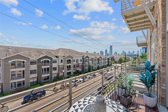 2124 E 6th St Unit 319, Austin, TX 78702 - balcony featuring a city view