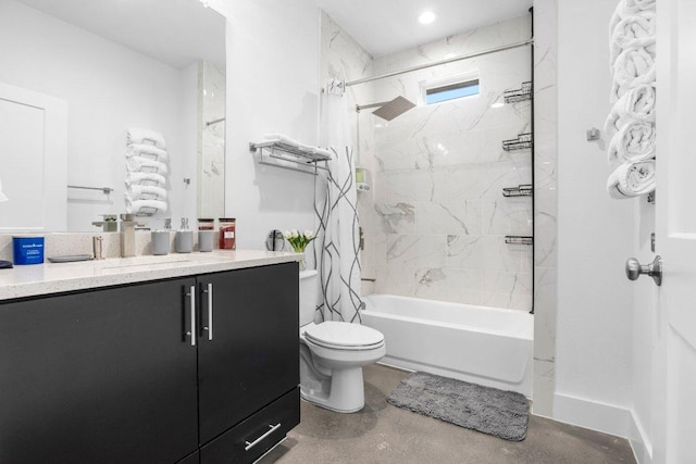 1305 Laurel Cv, Marble Falls, TX 78654 - bathroom with vanity and shower / bath combo