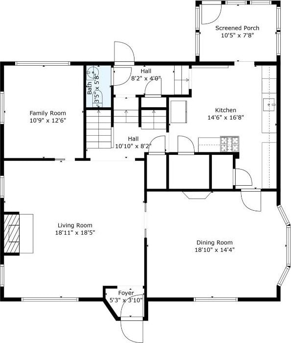 1004 Mitchell St, Gonzales, TX 78629 - view of home floor plan
