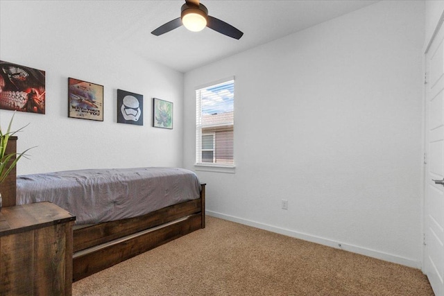 13716 Clerk St, Pflugerville, TX 78660 - bedroom featuring carpet floors and a ceiling fan